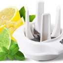 Lemon/Lime Slicer, to Garnish Food Drink - Stainless Steel Lime Cutter | Lemon Wedge Cutter for Perfect Lime Slices rebanador de limon - Chelda Lemon Salt and Tequila