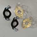 HYDRO MASTER Solid Brass Flange Kit with Gaskets, 1" NPT thread, For Radiant Heating Systems (1" FNPT)
