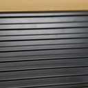Art3d 12-Pack Slat Design 3D Wall Panels for Interior Wall Decor, 2x4 FT PVC Decorative Drop Ceiling Tiles - Black, 24 x 48in.