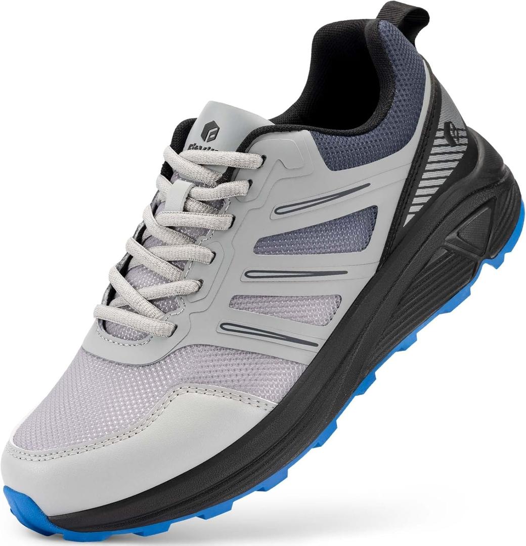 FitVille Extra Wide Sneakers for Men with Wide Toe Box, Lightweight Trail Running Shoes for Workout Gym Cross Training Shoe Fashion Casual Sneaker, 14 X-Wide