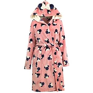 Disney Womens Robe Minnie Mouse Pink Small