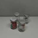 Letapapa Halloween Crafts for Kids, 4 PCS Mason Jar with Accessories for DIY Craft, Art Party Favor Supplies, Halloween Decoration Trick or Treating, Classroom Art Activities