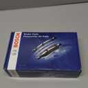 BOSCH BE537H Blue Ceramic Disc Brake Pad Set With Hardware - Compatible With Select Acura CL, CSX, ILX, RSX, TL, TSX, Vigor; Honda Accord, Civic, CR-Z, Prelude, S2000; Suzuki Kizashi, SX4; REAR