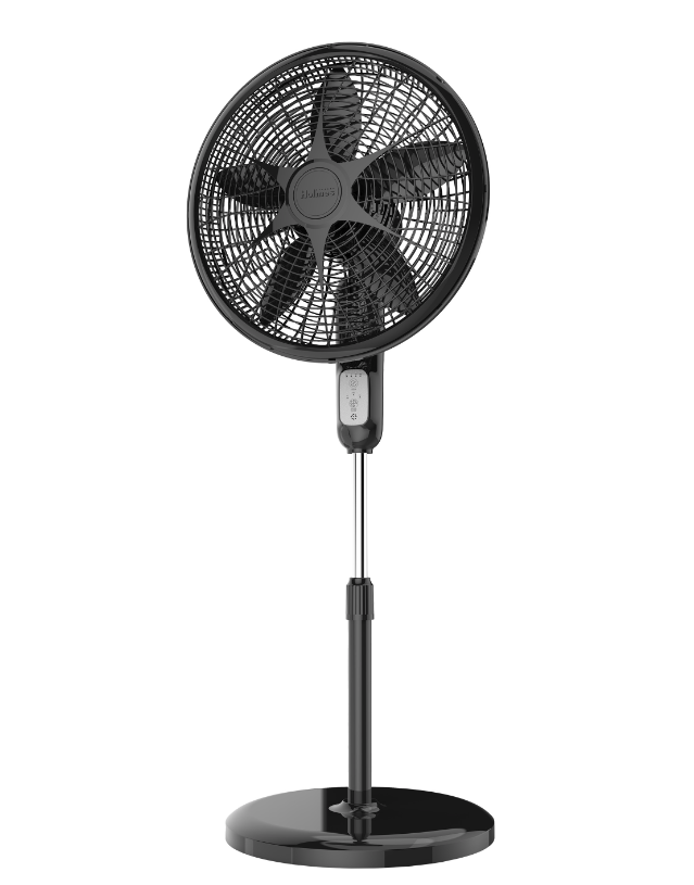 Holmes 18” Digital Stand Fan – 3-Speed, Adjustable Head Tilt, 75° Oscillation, 7.5-Hour Timer, Remote Control