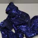 ShinyBeauty Sparkle Backdrop Curtain Navy Blue 2 Panels Set Sequin Photo Backdrop 2FTx8FT Sequin Backdrop Curtain Pack of 2-1220S