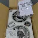 Battery Operated Crystal Wall Sconce Set of 2, Black Rechargeable Wireless Wall Sconces with Remote Dimmable 12 Colors Modes Led Wall Lights, Wall Lamp for Bedroom Living Room Hallway 2 Bulbs Included