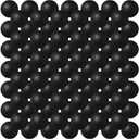 Hanaive 100 Pack Table Tennis Balls Multi Colored 40mm Plastic Balls Bulk Washable Small Game for Carnival Pool Games, Party Decoration Pet Toy (Black)