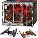 Book Nook Kit, DIY Miniature House Kit Dollhouse Kit for Adults Mini Tiny House Kit with Building Model Kit Crafts Creative Gift for Boys Girls (Ember Castle)