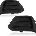 G-PLUS Fog Light Cover Driver and Passenger Side Compatible with Chevy Trax 2017-2022 Front Bumper Fog Lamp Cover 42537708 GM1039226 42537707 GM1038226