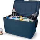 Coleman Chiller 48qt Cooler with Ice Retention, Leak Resistant, Great for Camping, Concerts, Sports, and More