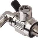 EZ-107(12mm-1.75) EZ Oil Drain Valve with removable L-Shape Hose End Combo