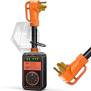 MILLIONHOME RV Surge Protector 50 Amp, 𝟐𝟎𝟐𝟔 𝐍𝐞𝐰 𝐔𝐩𝐠𝐫𝐚𝐝𝐞𝐝 Voltage Protection RV Power Surge Protectors Waterproof, RV Adapter Plug for Camper, Circuit Analyzer for Travel Trailers