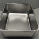 Stainless Steel Cat Litter Box - Metal High Sided Cat Pan, Large Stainless Steel Box, Indoor Litter Tray, Non Stick, No Smell, Easy-Clean Design for Hygienic Pet Care  Large Size for All Cats (silvery)