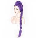 WeKen Purple Long Braided Wig for Women Girls Cosplay Halloween Costume Wig