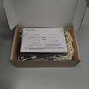 UNIQOOO Black Wedding Double Sided Table Numbers with Stands 1-15 set, 5x7'' Acrylic Signs with Holders and Printed Calligraphy, Seat Display Wedding Decor Perfect for Centerpiece, Reception