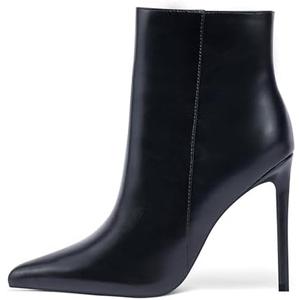 Elisabet Tang Women Heeled Ankle Booties,Sexy Pointed Toe 4 inch Stiletto High Heel Fashion Ankle & Booties with Side Zipper High Heel Boots Dress Evening Party Boots Shoes, Size: 8