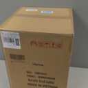 LIKENOW Acrylic End Table,Acrylic Side Table,Modern Nightstand with Clear Small Round Top and Solid Post for Living Room,Bedroom and Lobby 13.5x13.5x19.5 High inches