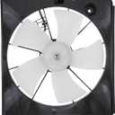 TYC 600820 Cooling Fan Assembly Compatible with 2007-2009 Honda CRV, Black