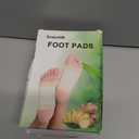 Lymphatic Drainage Ginger Foot Pads 50 Pads - Ginger Oil Foot Patches Deep Cleansing Sleep Aids Relieve Stress and Fatigue Improve Sleep Quality