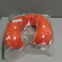 Kids Neck Pillow for Travel with Sleep Eye Mask, Cute Travel Neck Pillow, Memory Foam Flight Sleeping Headrest Pillow for Boys & Girls, Airplane, Train, Car, Home Use - Red Strawberry