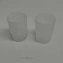 Glass Tumbler Cap 2 Pack, Aomasi Frosted Bathroom Rinsing and Mouthwash Cup, Toothbrush & Toothpaste Holder & Drinking for Glassware