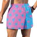 Keevoom Mens Swim Trunks Compression Liner Swim Shorts Quick Dry Swimwear Swimsuit Bathing Suits Board Shorts with Pockets (XXL)