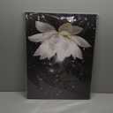 Zen Wall Art, White Lotus Flower Canvas Art Print for Spa Bathroom Decor, Modern Calming Floral Pictures Wall Decor, Calming Water Painting Framed Artwork for Yoga Meditation Room Decor 18x24 Inches