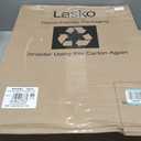 Lasko Oscillating Cyclone Pedestal Fan, Adjustable Height, Timer, Remote Control, 3 Speeds, for Bedroom, Living Room, Home Office, 18", Black, 1843