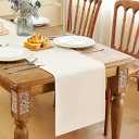 Beige Table Runner Seasonal Cream Table Runners 72 Inches Long Neutral Beige Fall Summer Farmhouse Rustic Table Runner Kitchen Dining Table Decoration for Home Party Decor 13x72 Inches