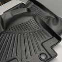 Powerty Floor Mats for 2022-2025 2026 Nissan Pathfinder 7 Seats All Weather 3D TPE Anti-Slip Car Liners for 1st & 2nd & 3rd Row Accessories