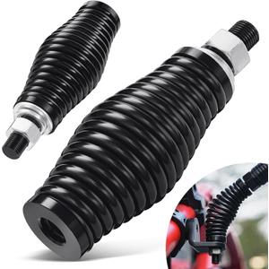 Benlari 2Pcs Whip Lights Spring Mounting Base,Heavy Duty Barrel Spring Mounting Base, LED Whip Light Spring Base Quick Release Fit for ATV UTV Fiberglass CB Antennas, Center Load Antennas