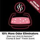 ARM & Hammer Clump & Seal Platinum Cat Litter, Multi-Cat, 14-Day Odor Control, Rock-Hard Clumps, 18 lbs  Powerful Odor Eliminator with Baking Soda