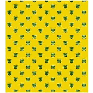 SATVIK 8x4ft. Yellow Fabric Backdrop for Pooja Pujan Decoration Lotus Floral Print Indian Traditional Festive Puja Cloth Mehndi Haldi Flower Curtain Wedding Anniversary Bridal Baby Shower Wall Banner (DESIGN 1)