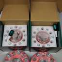 YHTAUTO 6x5.5 Hubcentric Wheel Spacers 2 inch Fits Chevy, GMC, Cadillac Models, Silverado, Sierra, Tahoe, Yukon, Forged 6x139.7mm Tire Spacers 50mm with M14x1.5 Studs 78.1mm Hub Bore 4PCS, Red