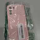 Soft Case for Samsung Galaxy S21+ / S21 Plus 5G (6.7-Inch), Flexible Liquid Silicone Matte Back Cover Shockproof Phone Case, Camera Protection Light Weight Protective Bumper Cover, Pink