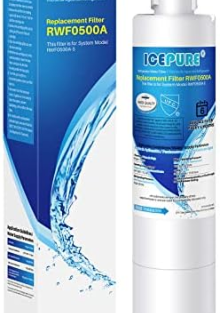 ICEPURE 4396508 Refrigerator Water Filter Replacement for EveryDrop Filter 5, EDR5RXD1, Whirlpool 4392857, NL300, 4396510, 4396509, 4396547, LC400V, 4396510p, WF-NLC240V,PNL240V