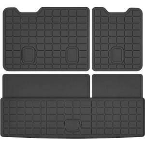 Tahoe Cargo Liner - Trunk Mat for Chevy Chevrolet Tahoe 2015-2020, All Weather Cargo Mat for Tahoe Accessories, Heavy Duty Car Mats, Car Accessories