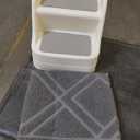 Marsui 2 Pack Cat Ramp for Litter Box Steps with 23" x 35" Non Slip Cat Mat Dog Stairs Rubber Feet Step for Automatic Litter Box Older Elderly Small Cats Animal Pets