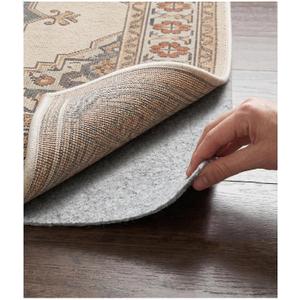 Felt Rug Pad 9x12-1/4 Inch Thick Cushion for 9' x 12' Carpet Mat Liner, Protection Cushioning for Hardwood Tile Floors Protective Comfort Insulation Underlay Keeps Area Rugs Softly Securely in Place
