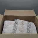 Ashler Boho Rug, 9x12 Area Rugs, Vintage Rugs, Large Area Rug, Rugs for Living Room, Bedroom, Kitchen, Dinner, Light Beige/Natural Home Decor, Non-Slip & Machine Washable Rugs, Carpet Decoration