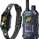 BLACKDOG Military Dog Shock Collar - 4200ft Dog Training Collar with Remote, 4 Training Modes, Flashlight & Strobe, 3-Month Battery, IP67 Waterproof Dog E Collar for All Breeds 5-150lbs (Dark Blue)