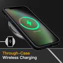 JETech Matte Case for iPhone Xs and iPhone X 5.8-Inch, Shockproof Military Grade Drop Protection, Frosted Translucent Back Phone Cover, Anti-Fingerprint (Black)