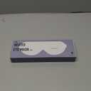 Silk Cordless Heated Eye Mask, Compress Heating Pad for Dry Eye Stye Eye Strain, Electric Warm Eye Mask for Airplane Sleeping, Blackout Eye Mask for Travel, Idea for Women/Men (Silk-Grey) (1 Count (Pack of 1))