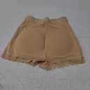 AOSBOEI Women Butt Lifter Panties Padded Shapewear Hip Enhancer Pads Shorts Seamless Underwear Tummy Control Boyshorts (X-Large, Beige)