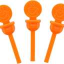 StixToGo Beverage Plugs - Leak Prevention Coffee Accessory for Hot Drinks, Disposable Coffee Stoppers, Fits Standard Lids - Orange, 2", Pack of 400