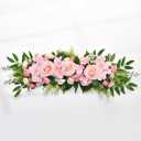 Minsara Lane Pink Artificial Flower Arrangements 25.6" Table Centerpiece