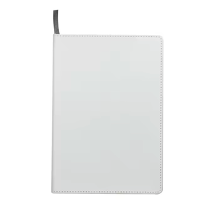 Blank A5 White DIY Custom Design Canvas Sublimation Journal Diary Planner Padfolio Portfolio Note Book Cover Notebook