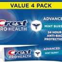 Crest Pro-Health Advanced Antibacterial Protection Toothpaste,5 oz 4 Pack, Teeth Whitening for adults, Breath Freshener, for Sensitive Teeth, Gum Health, Gingivitis toothpaste, Travel Size Toiletries