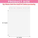 Morepack Clear Self Sealing Cellophane Bags,4x6 Inches 200 Pcs Cookie Bags Resealable Cellophane Bag for Packaging Cookies, Candy and Products