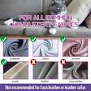 3 x Anti Cat Scratch Furniture Protector - 12Pcs Clear, Sticky-Backed Pet-Proof Corner Guards | Couch Shield for Sofa & Doors with 52 Twist Pins